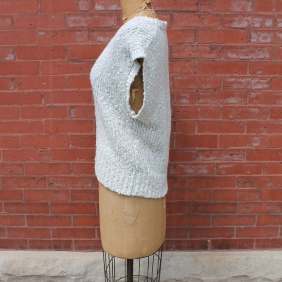 Vintage White Button Up Vest - Picture 2 of 4